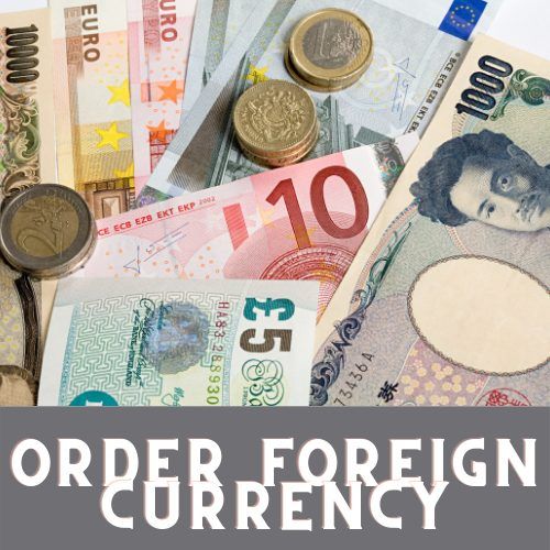 Liverpool Airport terminal  - order foreign currency